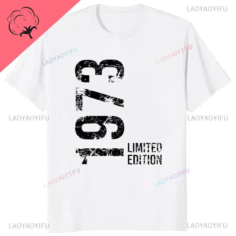 New Style Novelty 51th Birthday Gifts Vintage 1973 T Shirts Graphic Streetwear Casual Fashion Short Sleeve Summer Style Tshirt