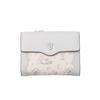 Hot-selling wallet women's card bag simple integrated flowers and plants small fresh girls change bag zipper