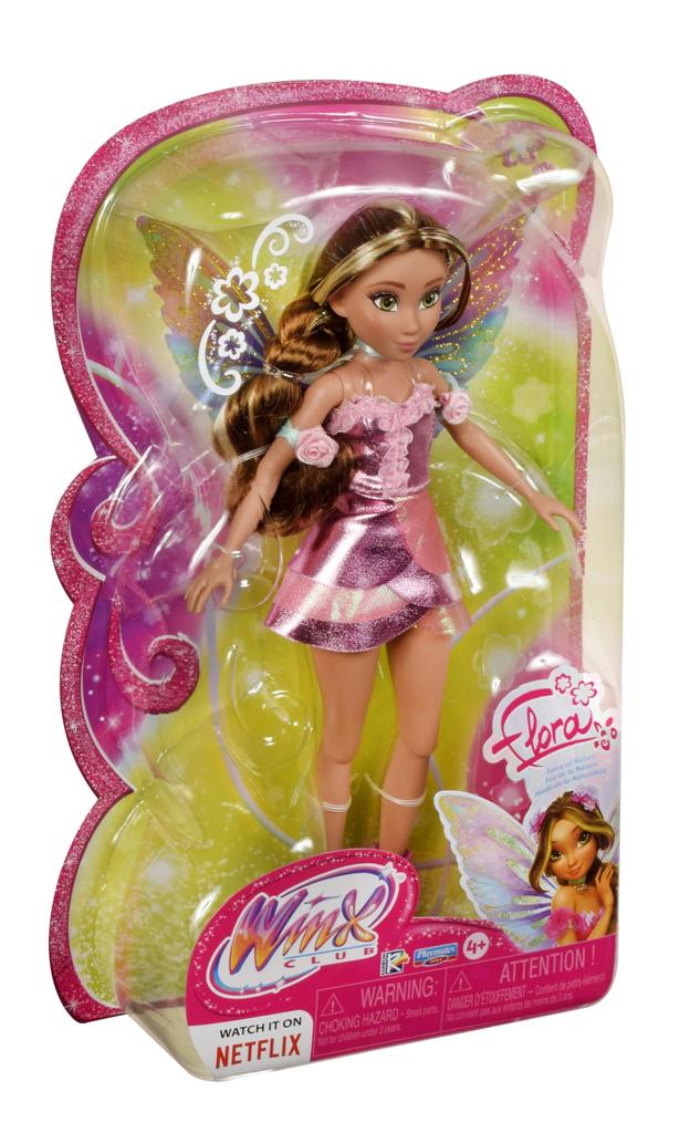 Playmates Toys Winx Club Flora Fairy Doll