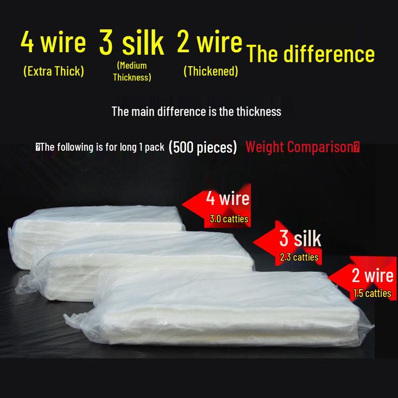 Thickened Disposable Umbrella Bags for Dispenser Short