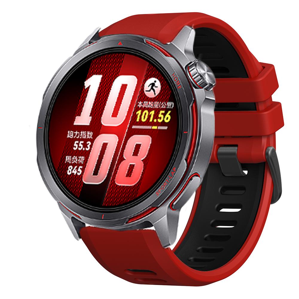 Quick Release 22mm Two-Tone Sport Silicone Wrist band For HUAWEI WATCH GT Runner2 Strap For HUAWEI GT6 GT5 GT4 GT3 46mm bracelet