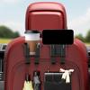 Car Backrest Cup Holder Black Universal Vehicle Headrest Pocket Food Back Tray Holder Organizer Cup Seat Drink I4U3