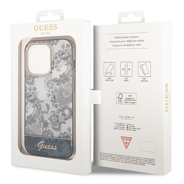 Guess Guhcp14Xhgplhg Iphone 14 Pro Max6,7 Szary/Grey Hardcase Porcelain Collection
