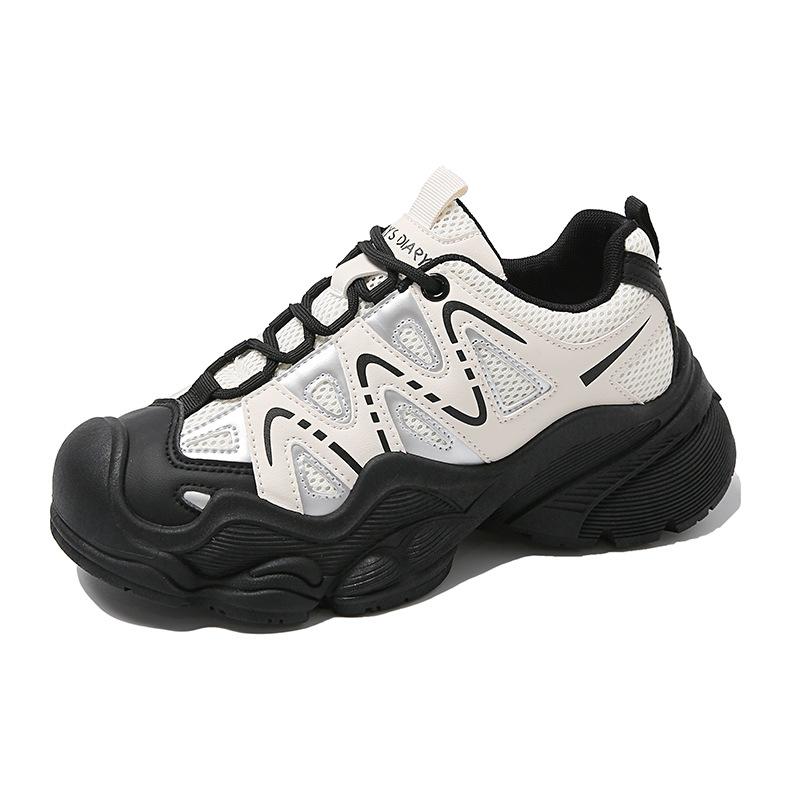 Canvas shoes women's autumn new student Korean version ins versatile thick baseplate shoes spring and autumn casual shoes