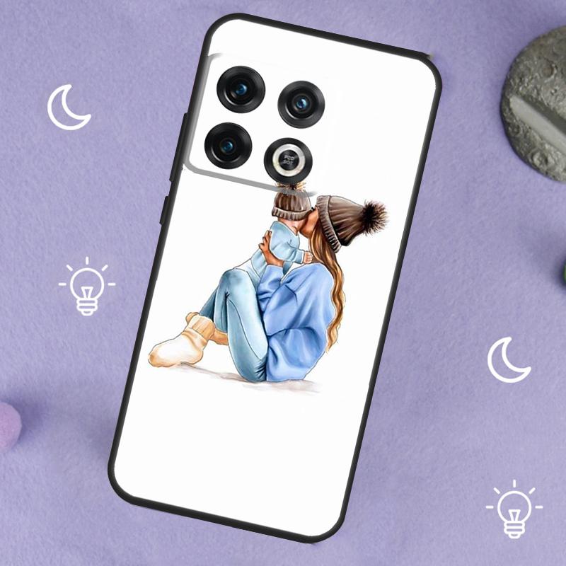 Baby Mom Daughter Girl Son Dad Case For OnePlus 13R 12R 10R 13T 15 13 12 11 8T 10T Nord CE 4 3 2 Lite N20 N30 Nord 5 Cover