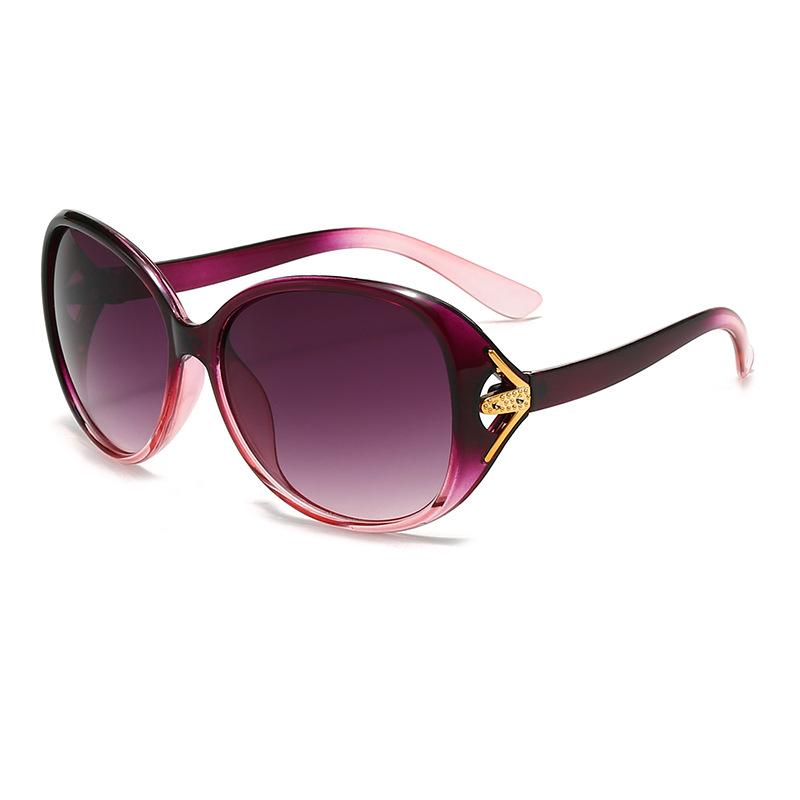 Sunglasses Women Running Rivers And Lakes Big Frame Thin Versatile Sunglasses Uv Protection Sunshade Retro Classic