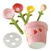 Süßes Blumiges Messlöffel-Set Dekoratives Keramik-Blumen-Neuheiten-Gadgets-Set Back-Messlöffel Für Kochen Backen Kaffee
