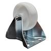 Fixed wheel castor 80mm 120kg FPPP 0801 WHITE polypropylene