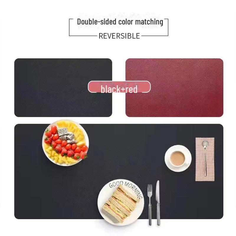 Waterproof Large Leather Mouse Pad – Customizable and Embossable for Office or Writing Desk