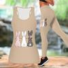 Cute Rabbit Printed Yoga Outfit for Women Fashion Workout Leggings Fitness Sports Casual Yoga Set Sports Suit