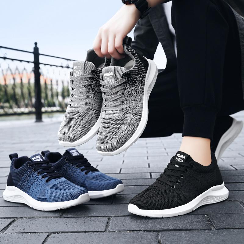 Men's New Men's Shoes Casual Breathable Running Shoes Fashion Sports Shoes Men's