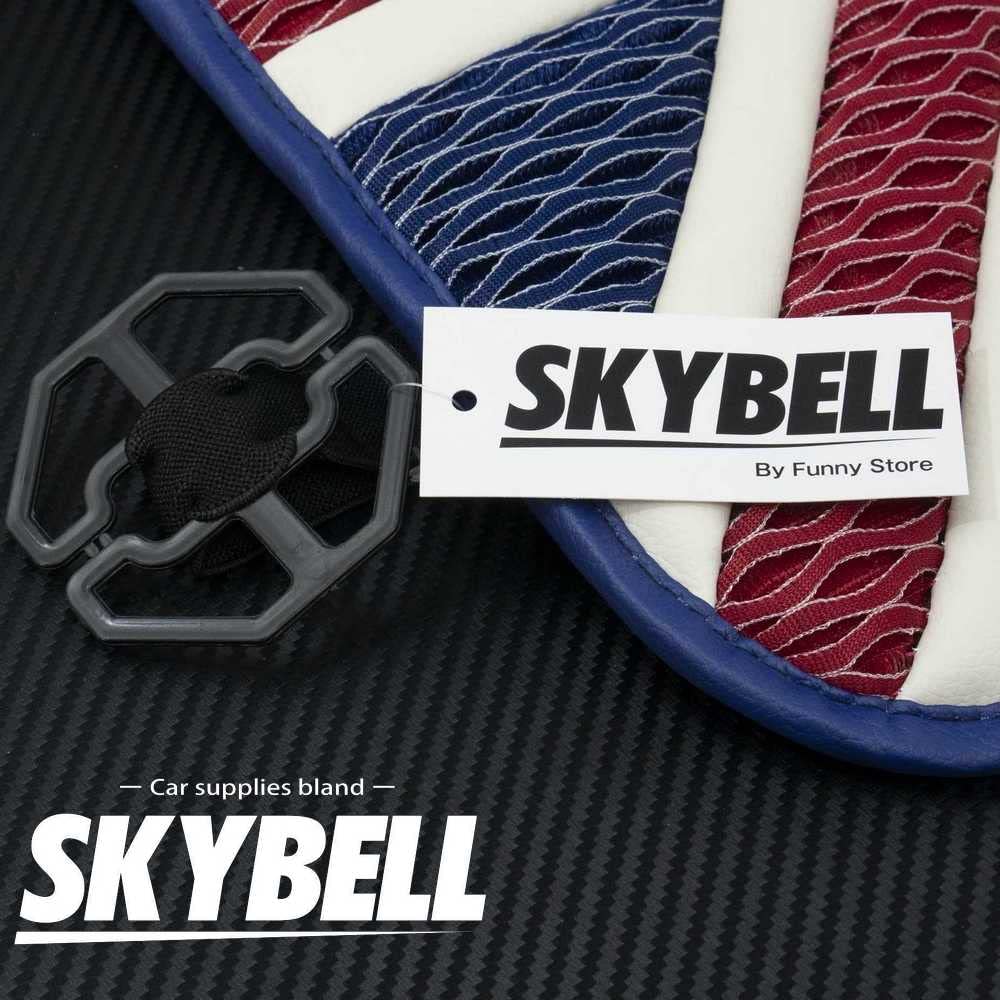 SKYBELL Sada potahů na sedadla do auta pro BMW Mini sedadla řidiče a spolujezdce Jack Polštáře, 2, Prodyšné, Tenké, Cooper/MINI, (Unie [BL])