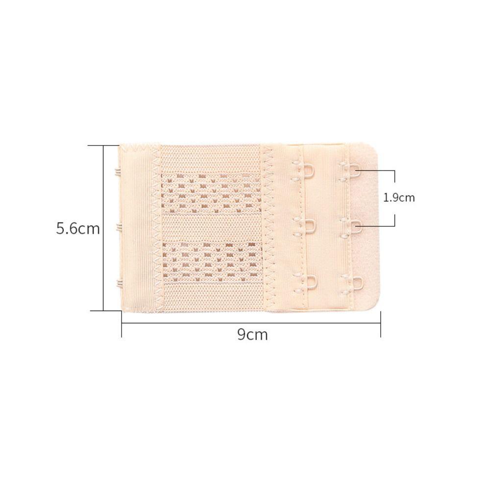 Adjustable Women Bra Extender 2 Row 3 Hooks Women's Brassiere Buckle Bra Extension Buckle Underwear Accessor