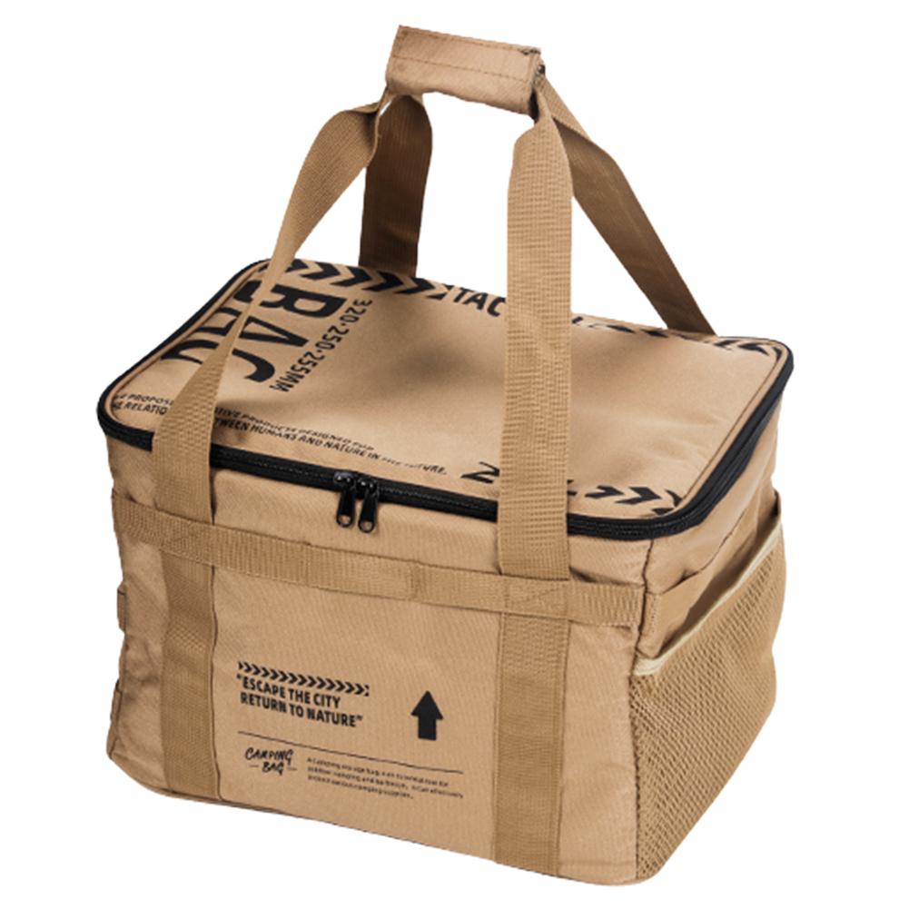 

20 L Outdoor Camping Storage Bag Cooler Lunch Box Thermal bag Travel Tableware Handbag Insulated bag for Camping Picnic Tool хаки