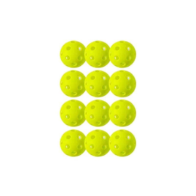 Franklin Sports X-26 Indoor Pickleball - Indoor Court Pickleball Balls - USA Pickleball (USAPA) Approved Tournament Pickleball - 12-Pack Pickleball -