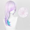 LAOBAO Cosplay Yatonoue Kata Disguise Light Blue and Purple Medium Costume Perfect for Cultural School and Events Wig, Wig, Heat-Resistant, Wig, Mesh,