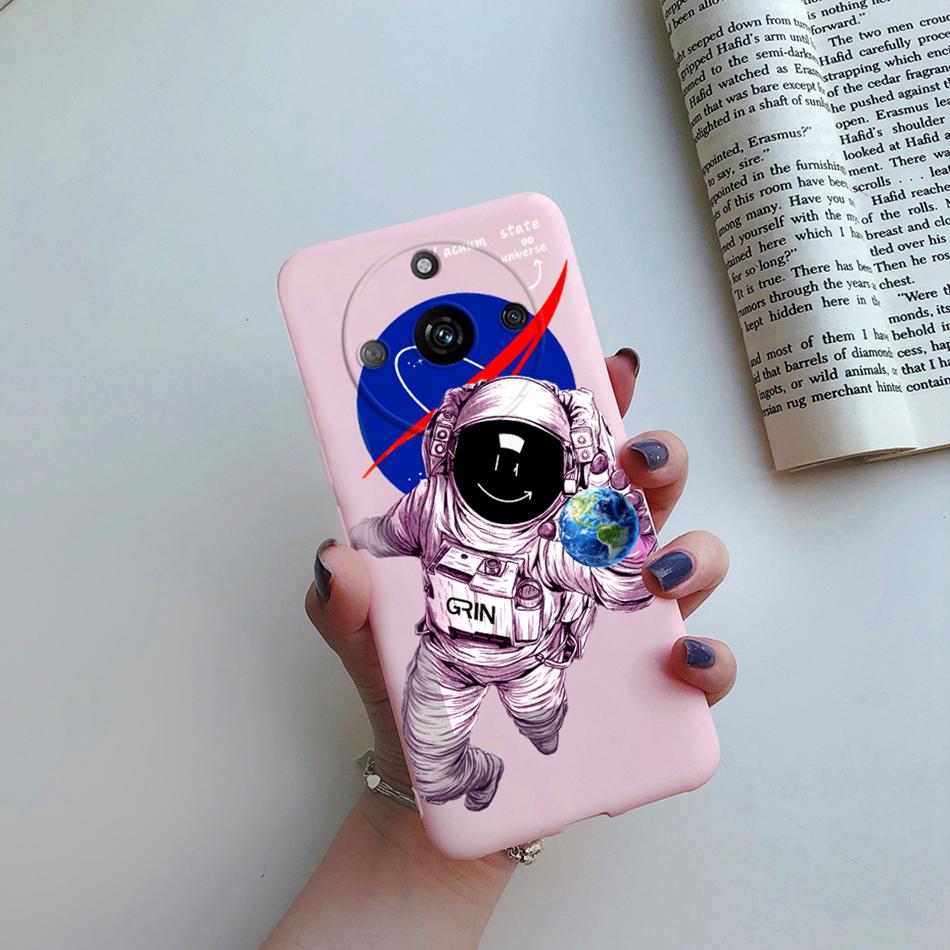 Für Cover Realme 11 Pro Plus Hülle RMX3740 Niedliche Cartoon Katze Blume Weiches Silikon Handyhüllen Für Realme11 11Pro+ 5G 2023 Bumper