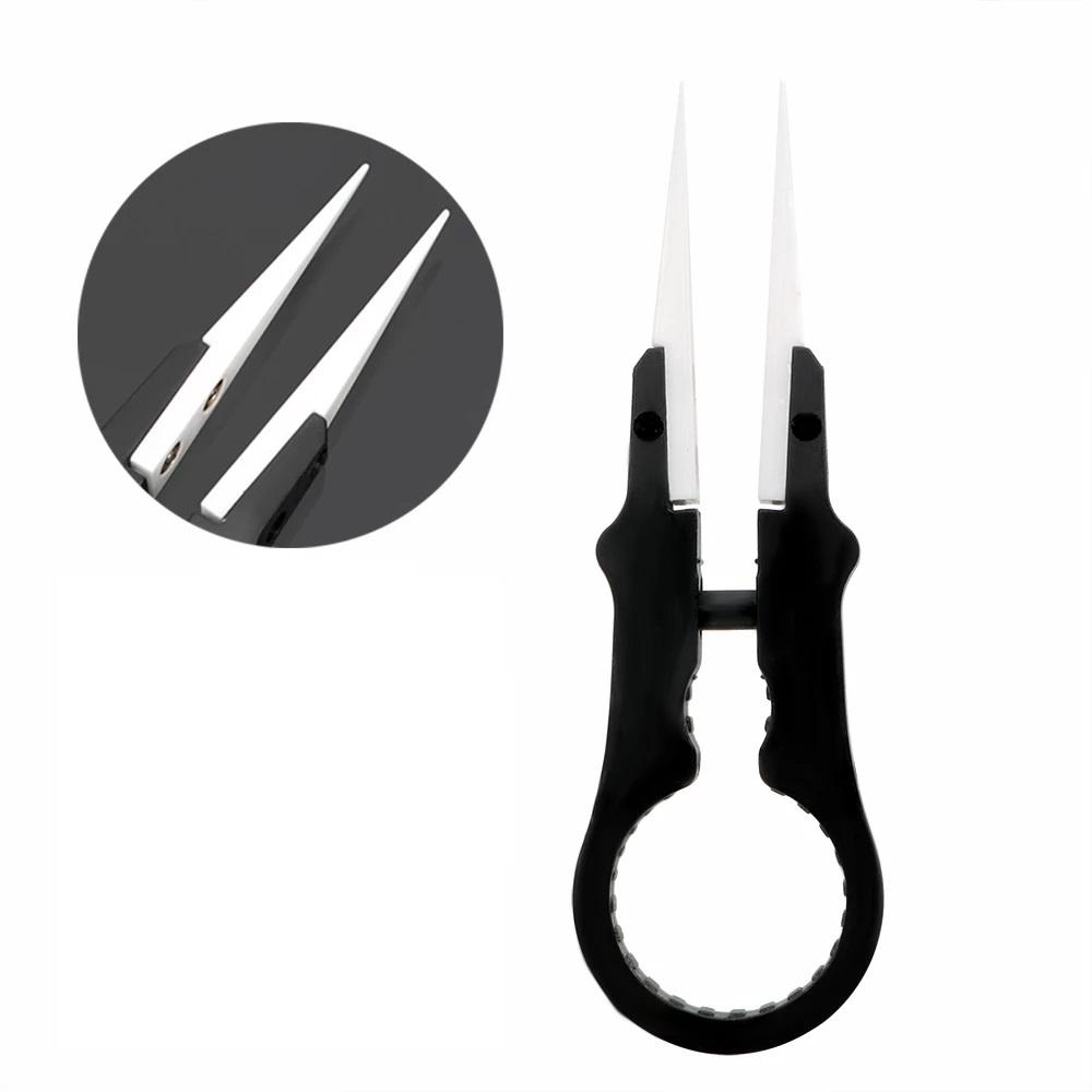 High Quality Stainless Steel Ceramic Tweezers Heat Resistant Non Conductive Ceramic Pointed Tip DIY Tools Hot Selling