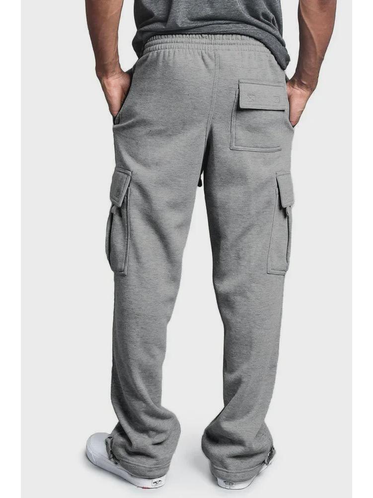 Men's 2023 Loose Straight Casual Pants with Multiple Pockets