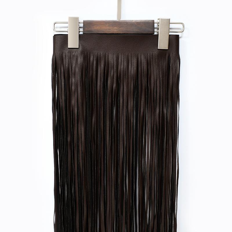 Meetee 55/70cm Extra Lange Lederquaste Fransen Kleid Jacke Dekoration Spitzenbesatz Kanten Fransen DIY Bekleidung Nähen Handwerk Zubehör