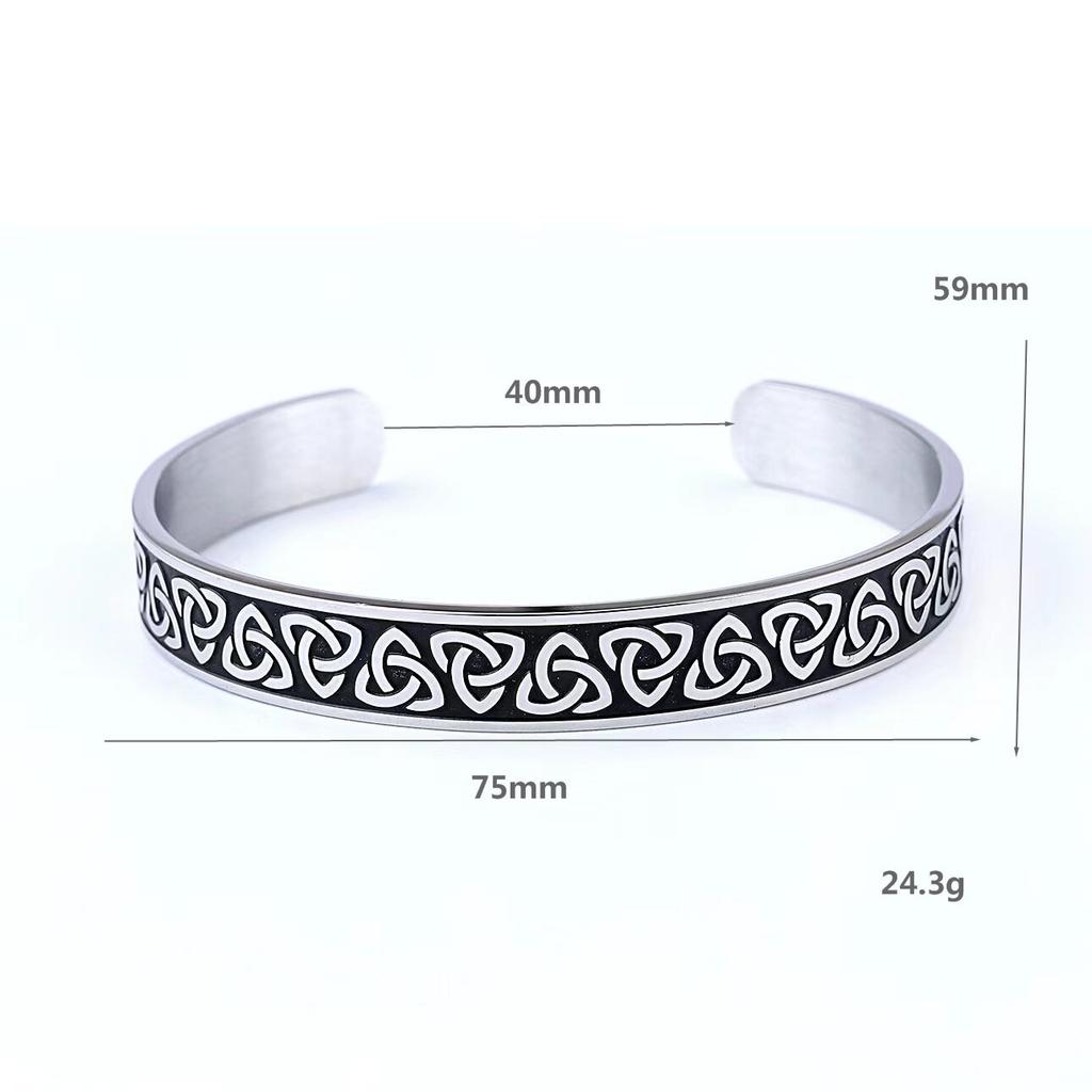 Viking Rune Bracelet For Men Norse Mythology Inspired Jewelry