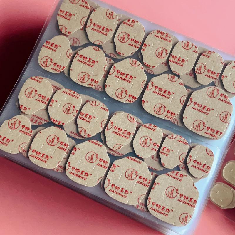 Cola de Gelatina para Unhas Vestível de Papel Kraft, Cola de Gelatina para Unhas Super Pegajosa Ultra-fina, Impermeável Especial