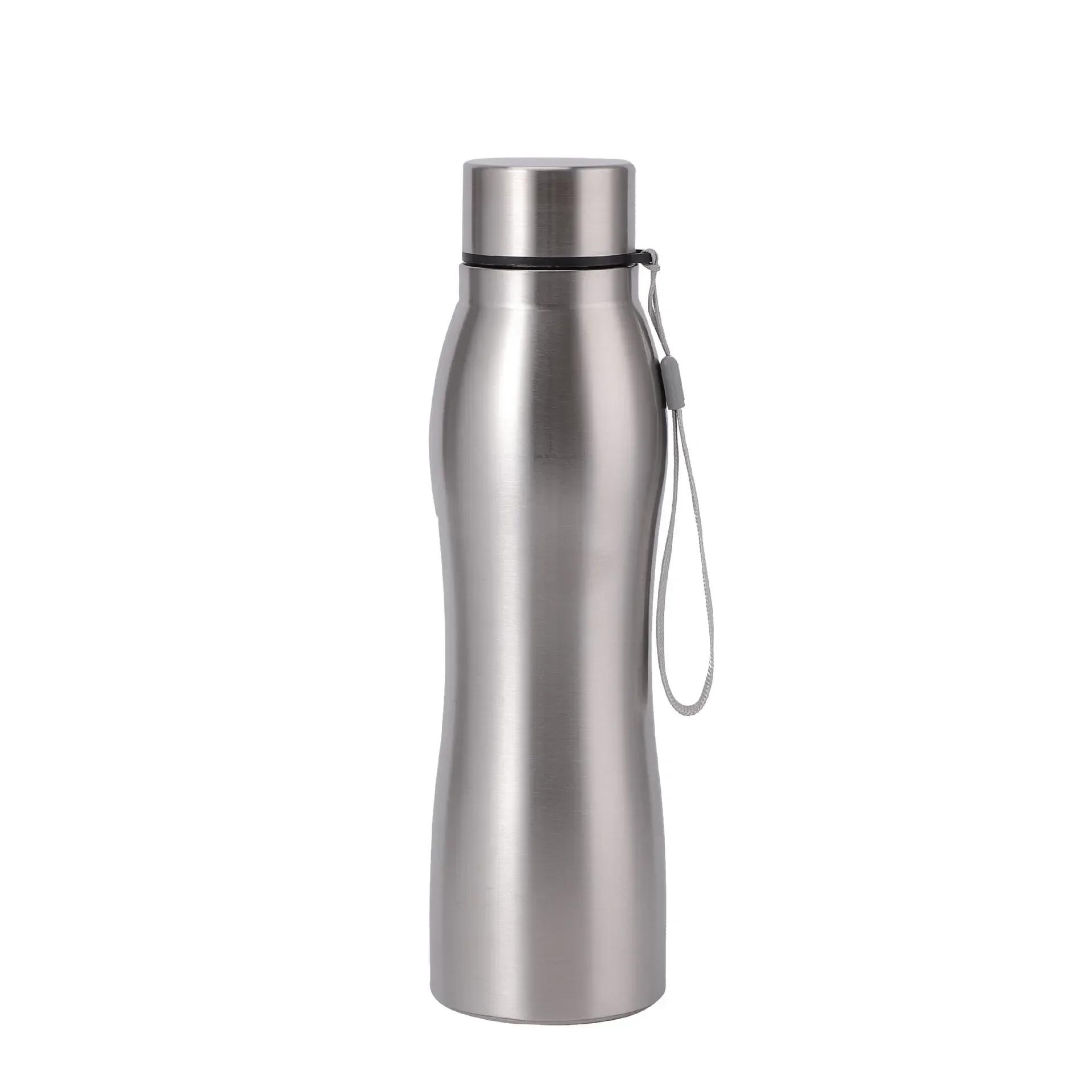 

1000ml High Quality Stainless Steel Sport Water Bottle Single-layer Rugged Water Cup Metal Flask Drinkware Sports Gym Camping 1000ml