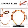 JASSINS 2 Pcs Bangs Hairstyle Hairpin Headband, Professional Weave Bangs Clip, Toothed Headband Braid Tool, Women Girls Fashion Hair Accessories