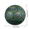 Aquatic Life Mandala Round Football Size 5 Adult Ball Suitable for Training Matches and Outdoor Team.