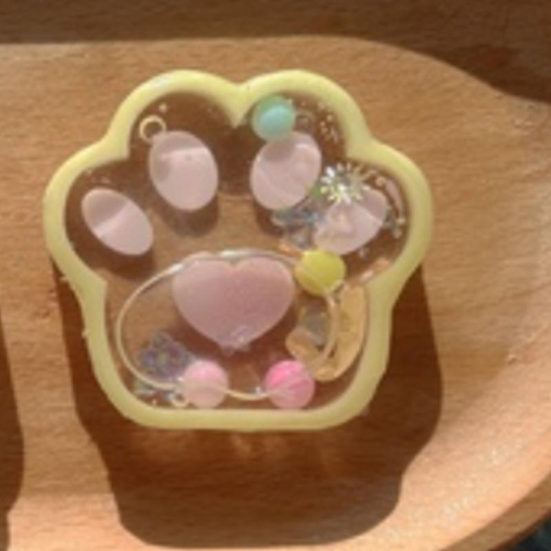 Heart Cup Resin Keychain Molds Jewelry Pendant Epoxy Resin Casting Molds Small Quicksand Mold for DIY Making Keychain