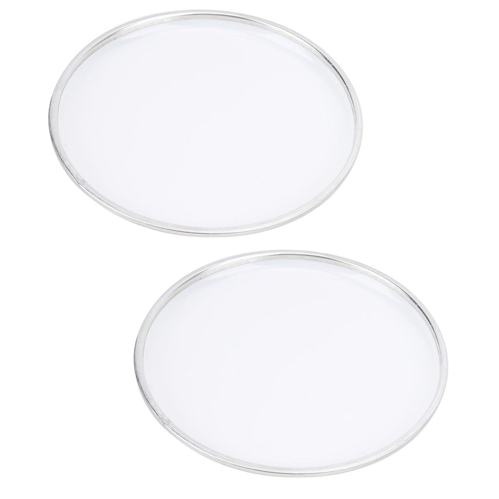 2 szt. Naciąg perkusyjny 8 cali Zestaw naciągów perkusyjnych Zestaw Akcesorium Profesjonalne Zamiennik Poliester S0087Biały