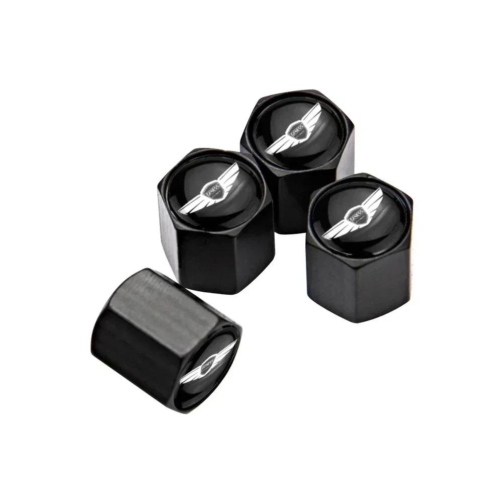 4pcs Car Wheel Valve Caps Tire Stem Dust Cover for Hyundai Elantra Accent Sonata I35 I20 I30 Azera Santa Genesis Tiburon Styling E3