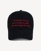 Deom Vintage Lettering Cap (Black)