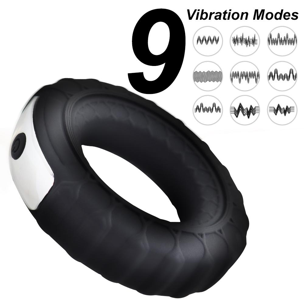 Wireless Remote Control Penis Ring Vibrator Stimulate Women Clitoris Massage Delay Ejaculation Cock Erection Vibrating Ring Shop