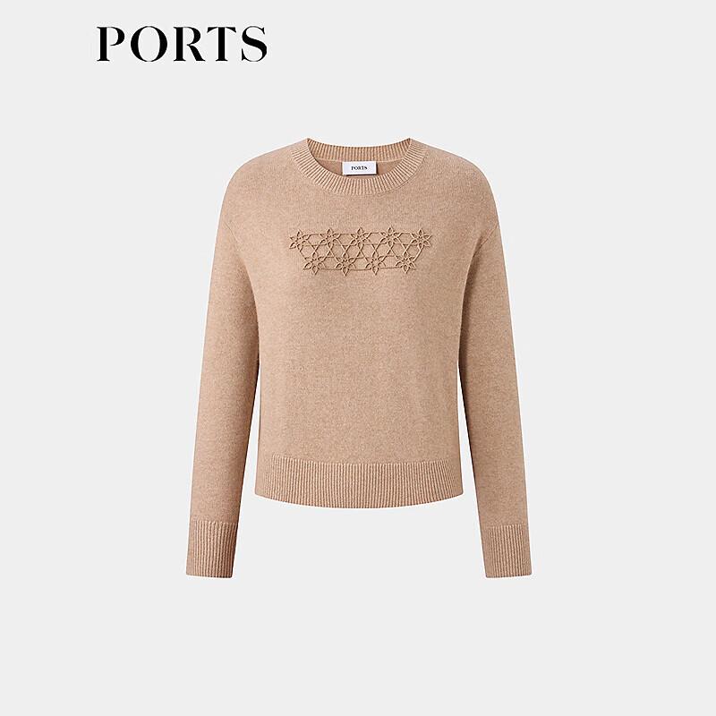 PORTS Women's Autumn Knitted Round Neck Pullover