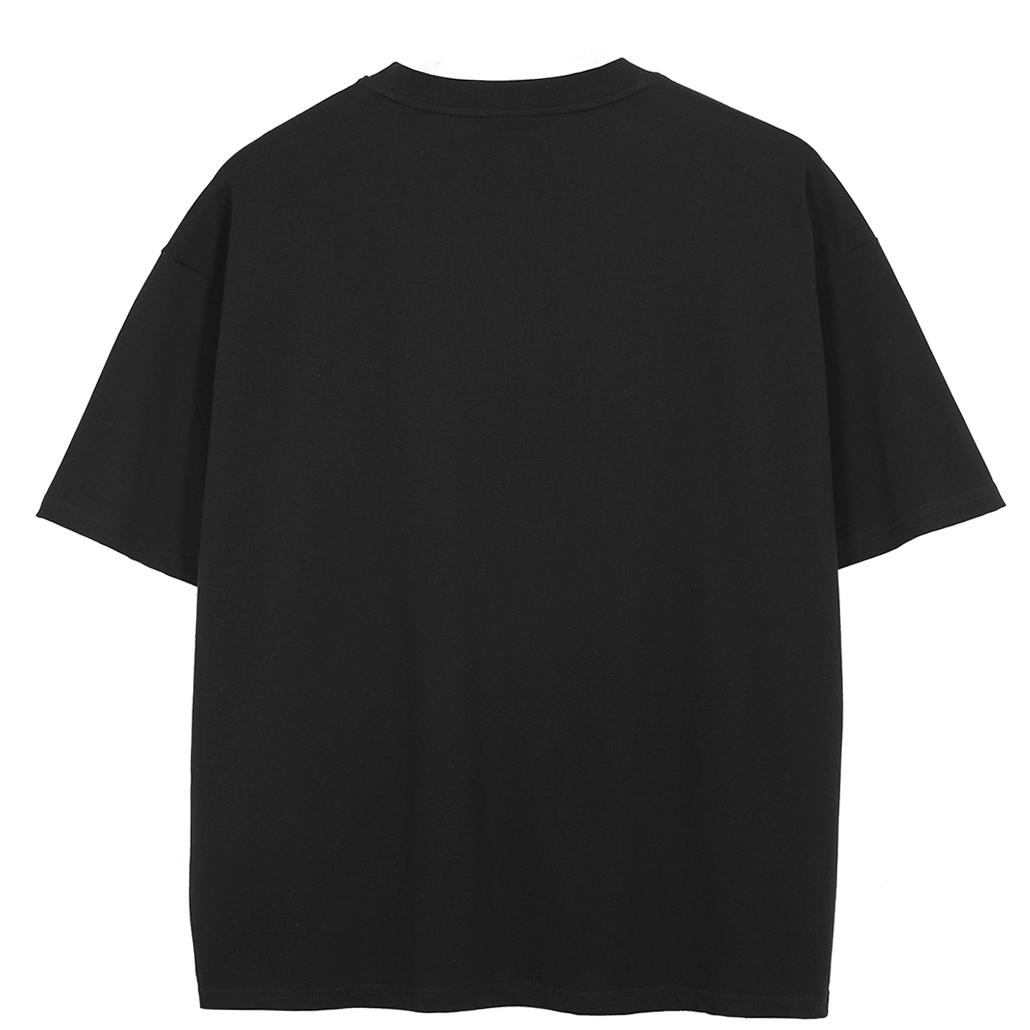 Уличная черная футболка с рисунком Terror Forest — фото 2