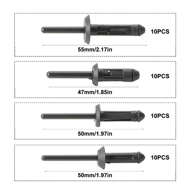 Comprehensive 41pcs Riveting set with Assorted Size Time Savings Riveter Set Upgrades for Mechanics & Home Improvement