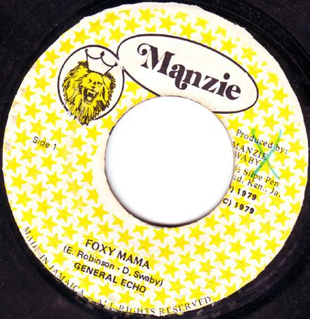 

7inch Record GENERAL ECHO ECHO THE REVOLUTIO Foxy Mama NONE Manzie 1979 Jamaica Reggae Ska Dub Used