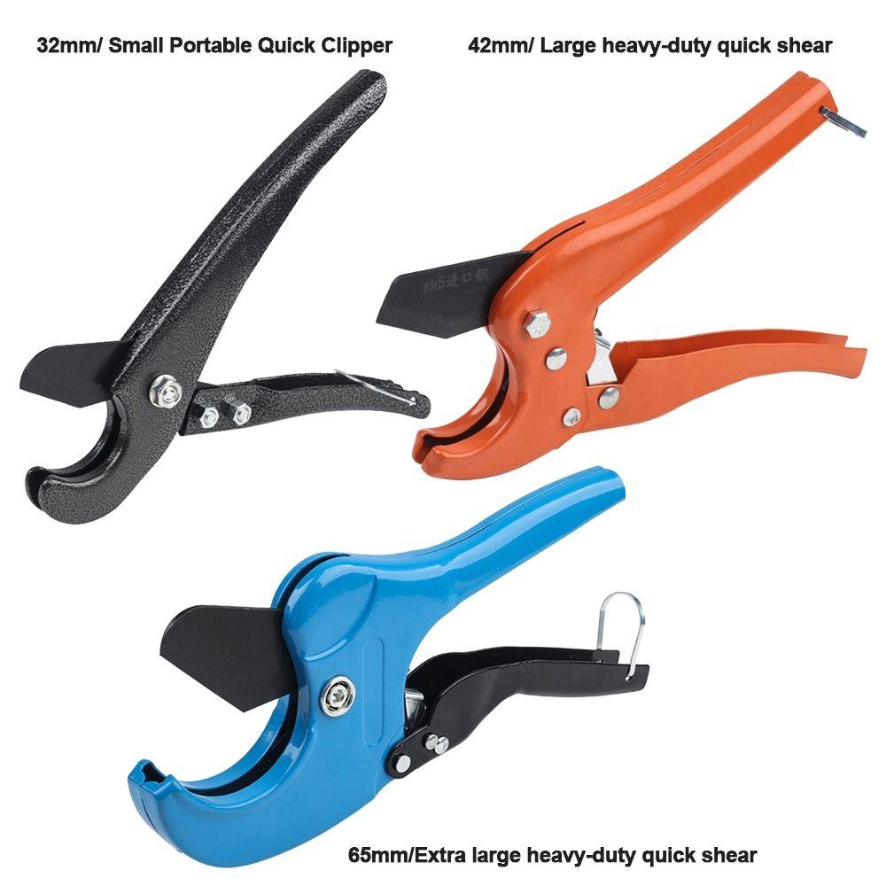 With SK5 Blade Pipe Cutters Ratchet PVC Pipe Shears New Plastic Pipe Cutter  Plastic Hoses
