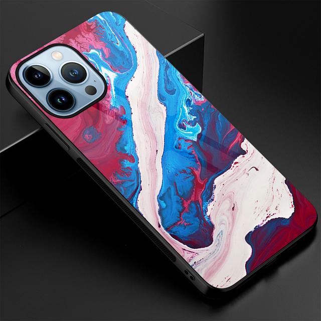 Aesthetic Graffiti Phone Case For Iphone 14 13 11 12 Pro Max Mini Xs Xr X 7 8 6s Plus Se 2022 Tempered Glass Cover Bumper Fundas