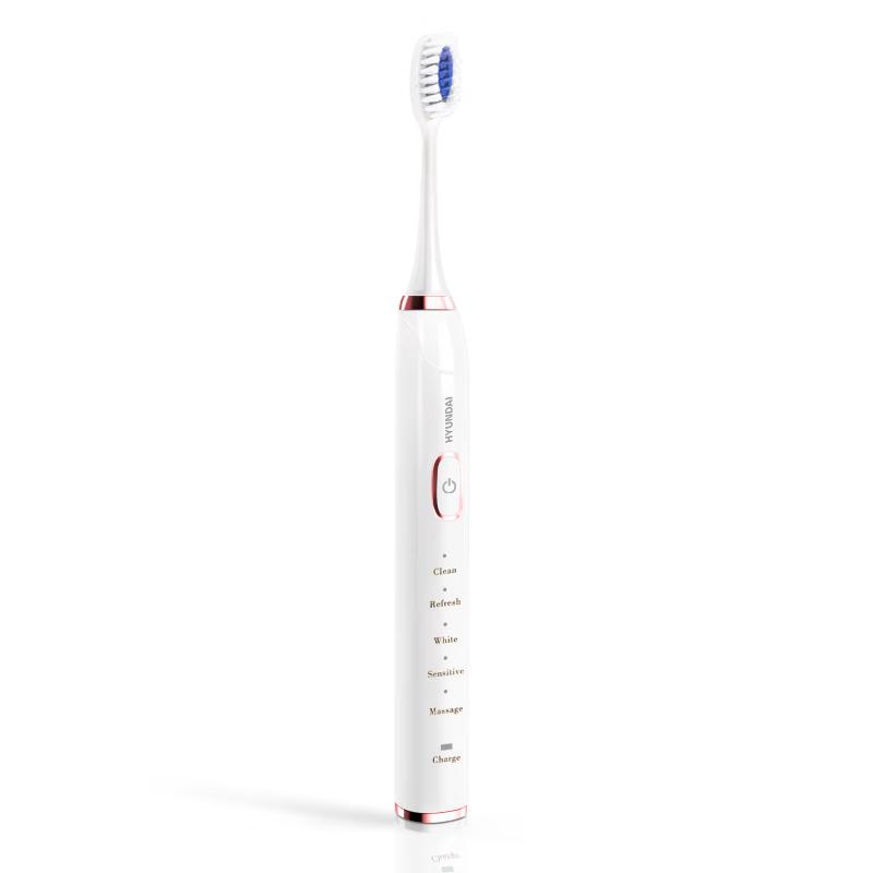 HYUNDAI X700 Sonic Electric Toothbrush with 6 Brush Heads CN Plug (adapter Included)