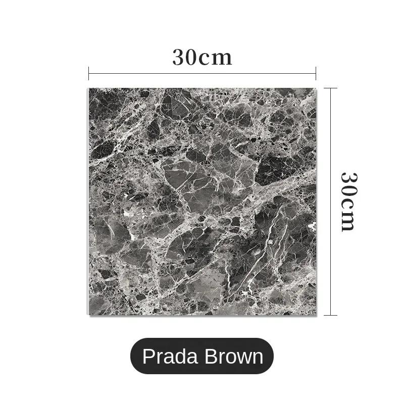 PVC Imitation Marble Wall Stickers Self-adhesive Floor Stickers Waterproof Bathroom Living Room Decoration Decals 30*30cm