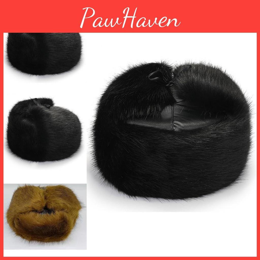 Mink Hat Winter Middle Aged Elderly Warm Thick Velvet Protection Ear