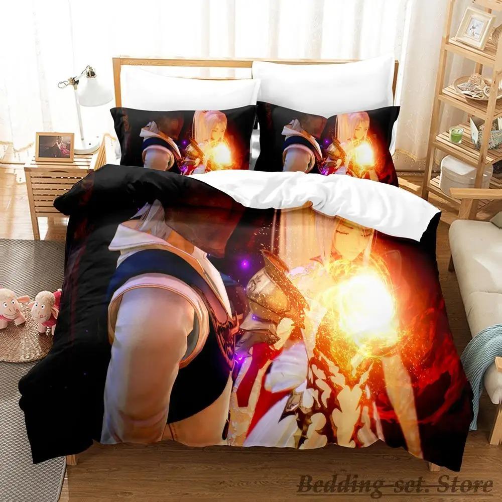 Cozy Warm New Tales of Arise Size Bed Adult Kid Bedroom Duvetcover Sets Anime Single Twin Full Queen King Quilt
