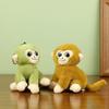 Adorable Small Plush Monkey Toy Soft Golden Snub-nosed Monkey Stuffed Animal Keychain Monkey Decoration For Kids Gift