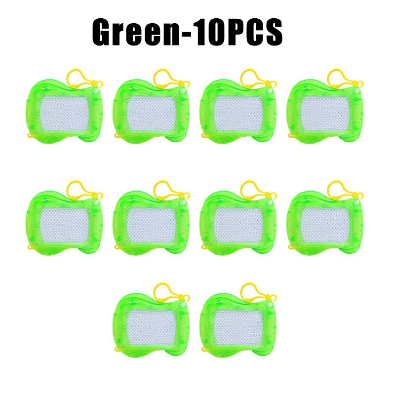 Kids Magnetic Doodle Board Keychain Portable LCD Writing Tablet Mini Drawing Pad Travel Toy Educational Erasable Gift