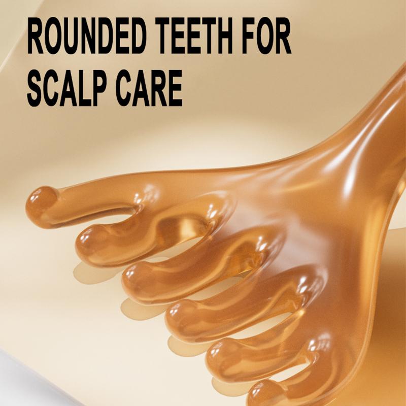 Magnetische Perlen Hirschhornkamm Harzkopf Haarpflegekamm Sechs-Krallen Gua Sha Schabemassagegerät Gesichts-Gua Sha Schabemassage-Pflegewerkzeug