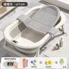 Foldable Baby Bathtub Large Portable Infant Bath Tub for Newborns Toddlers, Sitting Reclining Home Use Kids Bathing Supplies
