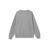 Jordan Solid Color Logo Patch Fleece-Lined Crew Neck Sweatshirt Men Tops Gray FB3910-091