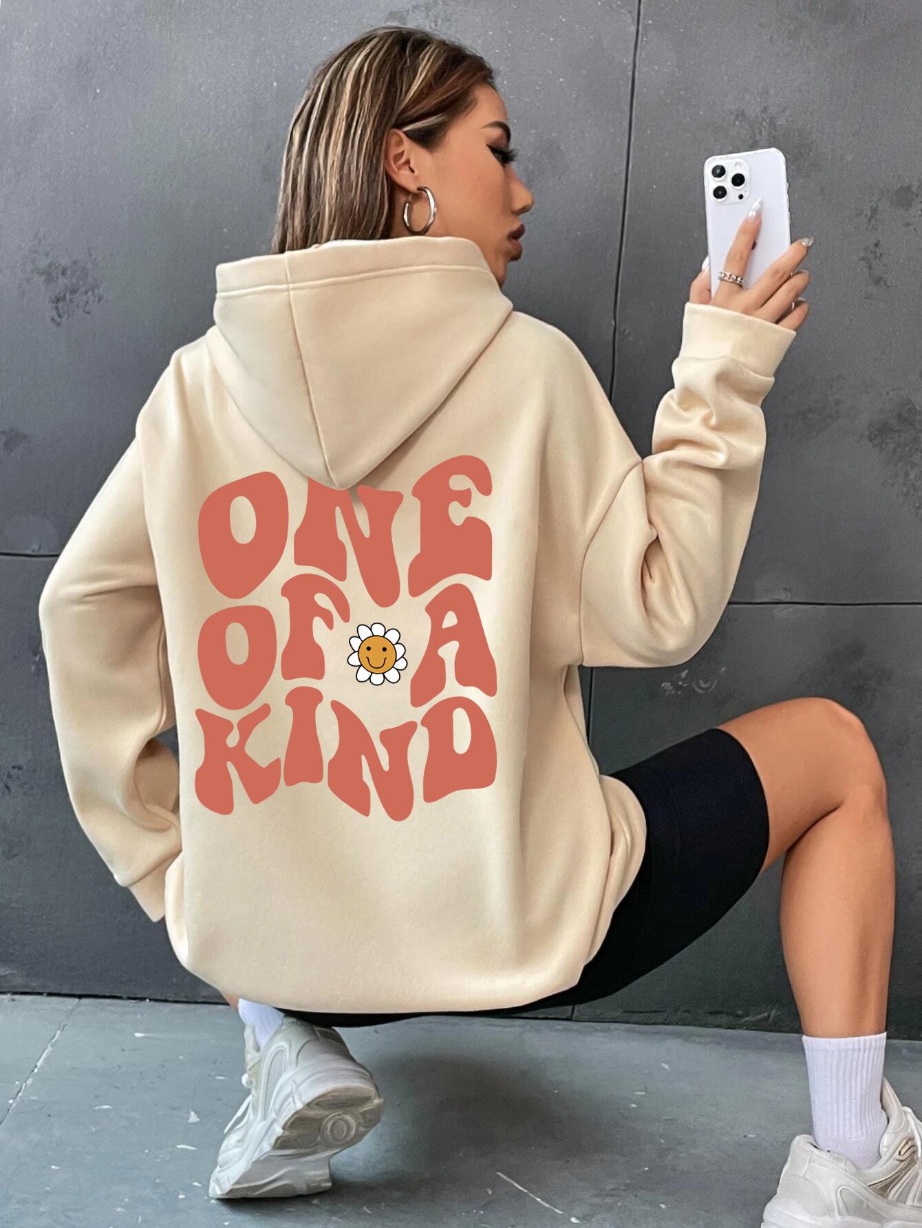 Толстовка с капюшоном из флиса с рукавами на плечах и буквенным принтом — фото 7